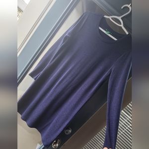 Dip navy blue long sleeve dress size medium